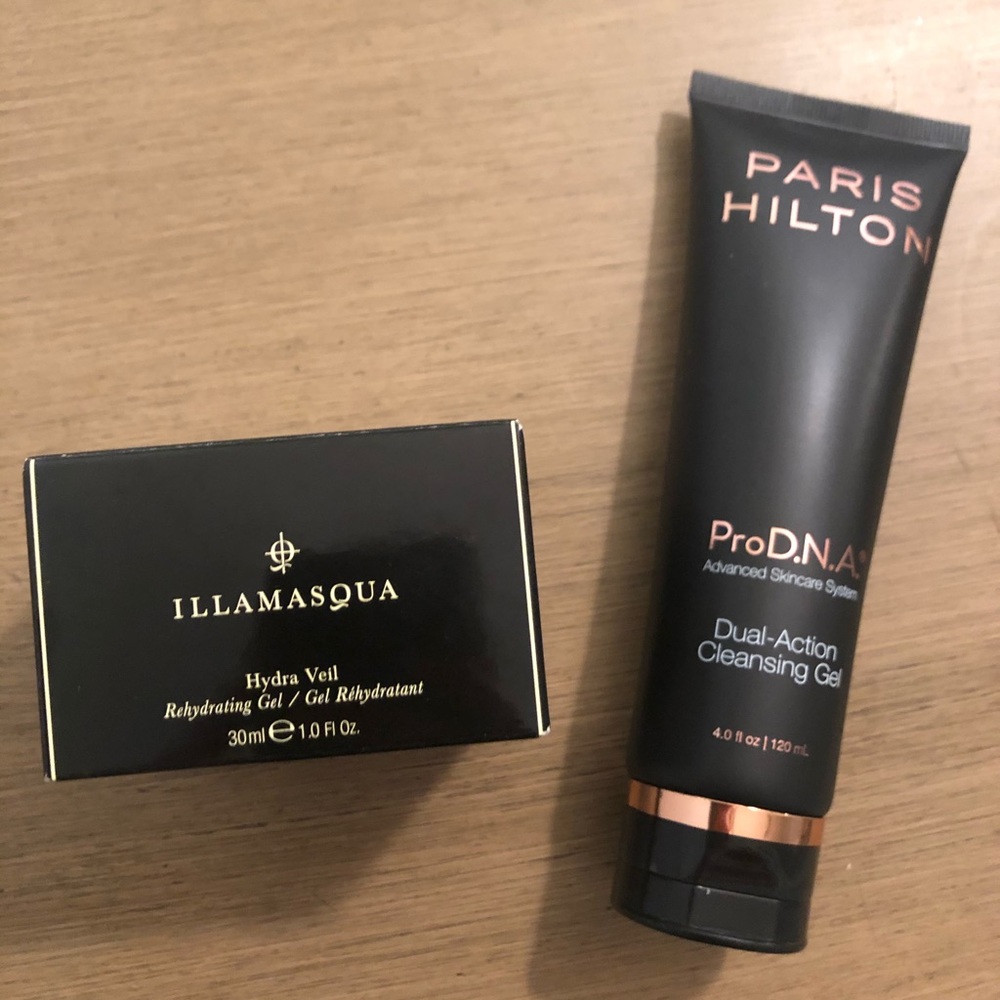 P Hilton ProD.N.A. Cleanser and Illamasqua